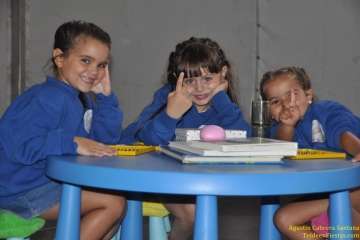 Lección escolar en el pregón de San Roque (Foto TF)